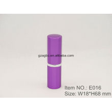 E016 Cup-Größe 12,1 12,7 Runden polygonalen Aluminium Lippenstift Rohr Lippenstift Behälter